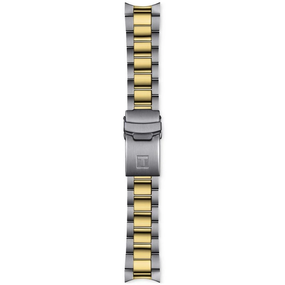 商品Tissot|Men's Swiss Seastar 1000 Two-Tone Stainless Steel Bracelet Watch 40mm,价格¥3728,第4张图片详细描述