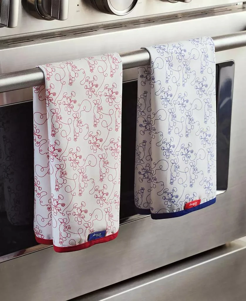 Bon Voyage 4-Piece Oven Mitt and Kitchen Towels Set 商品