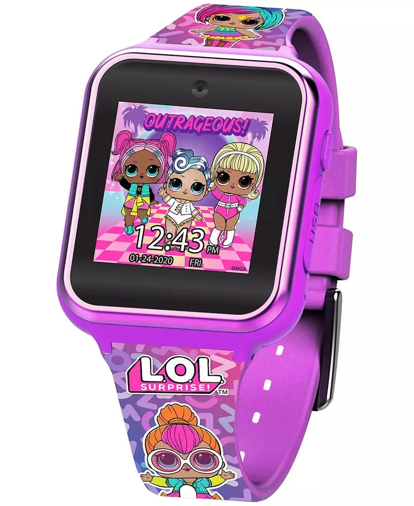 商品Accutime|Kid's LOL Surprise Pink Silicone Strap Smart Watch 46x41mm,价格¥277,第4张图片详细描述