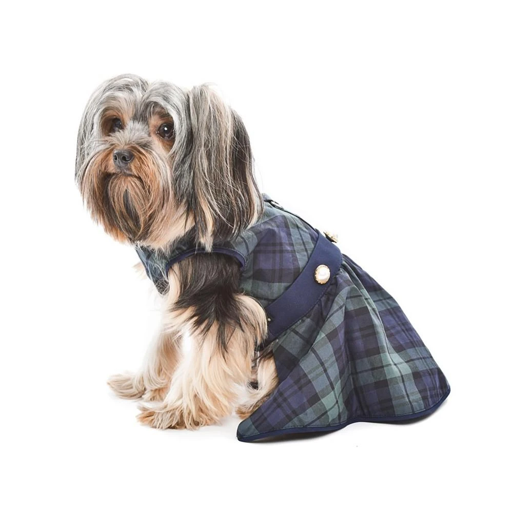 商品Macy's|Scottish Plaid Taffeta Dog Dress,价格¥261,第1张图片