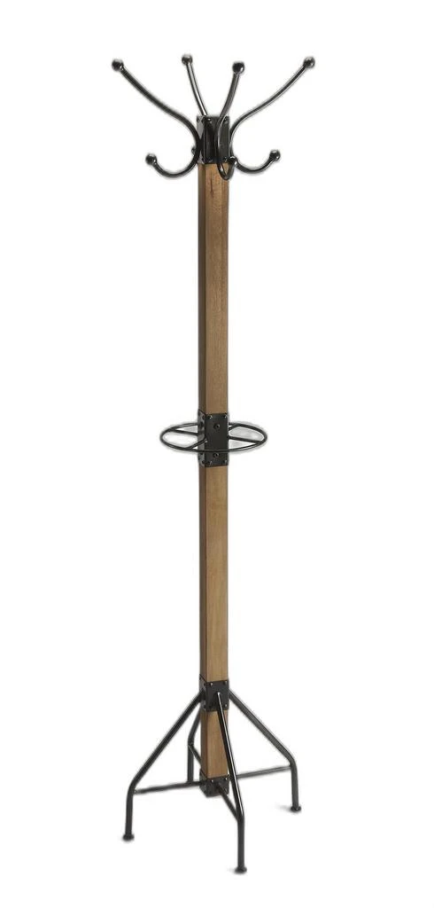 商品Homezia|Logan Square Rustic Brown Coat Rack Tree,价格¥3435,第3张图片详细描述