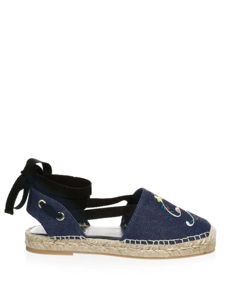 商品Roger Vivier|Embroidered Espadrille Flats,价格¥4416,第5张图片详细描述