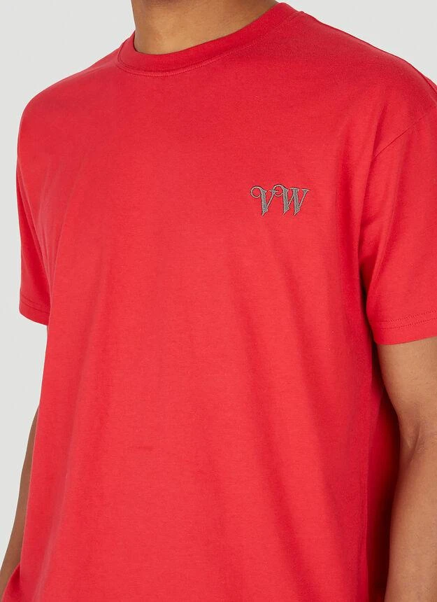 商品Vivienne Westwood|Classic Embroidered T-Shirt in Red,价格¥546,第5张图片详细描述
