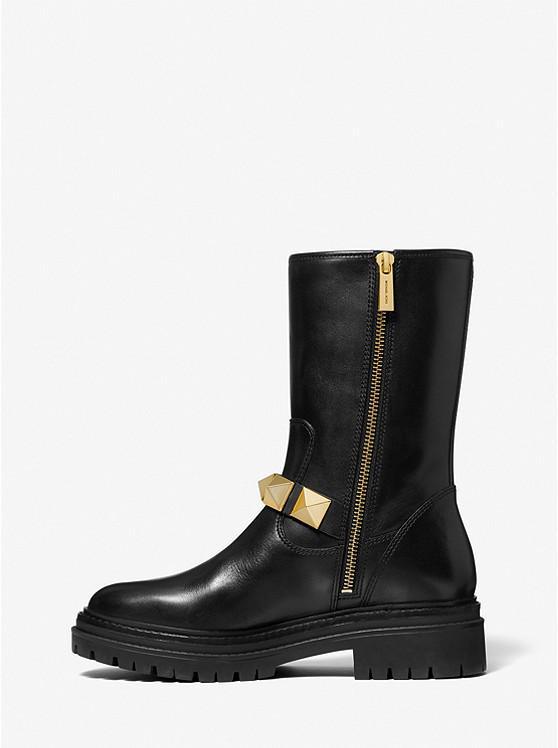 商品Michael Kors|Layton Studded Leather Boot,价格¥1393,第5张图片详细描述