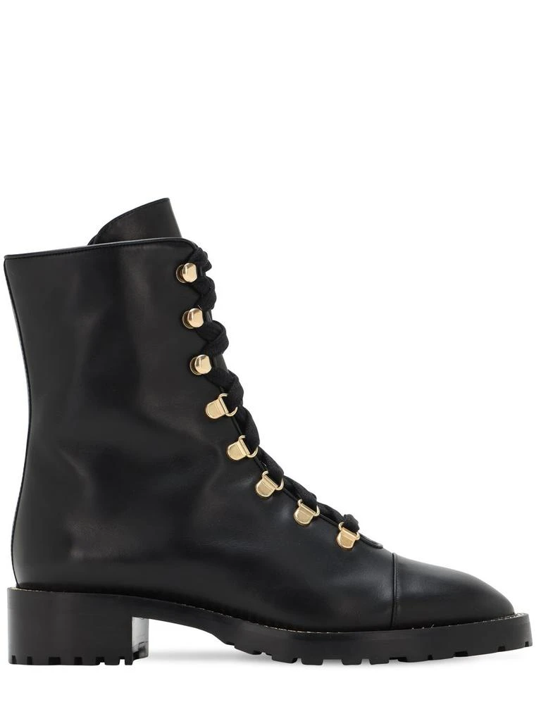 商品Stuart Weitzman|30mm Kolbie Leather Boots,价格¥5125,第4张图片详细描述