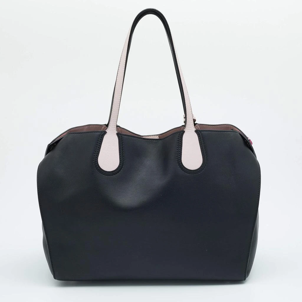 商品[二手商品] Dior|Dior Black/Pink Leather Addict Shopping Tote,价格¥3355,第4张图片详细描述