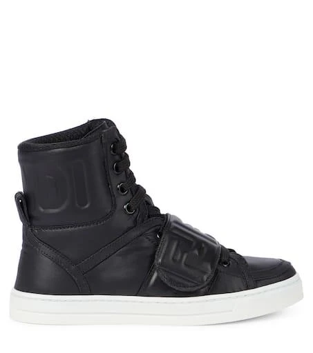 商品Fendi|FF leather high top sneakers,价格¥2569,第4张图片详细描述