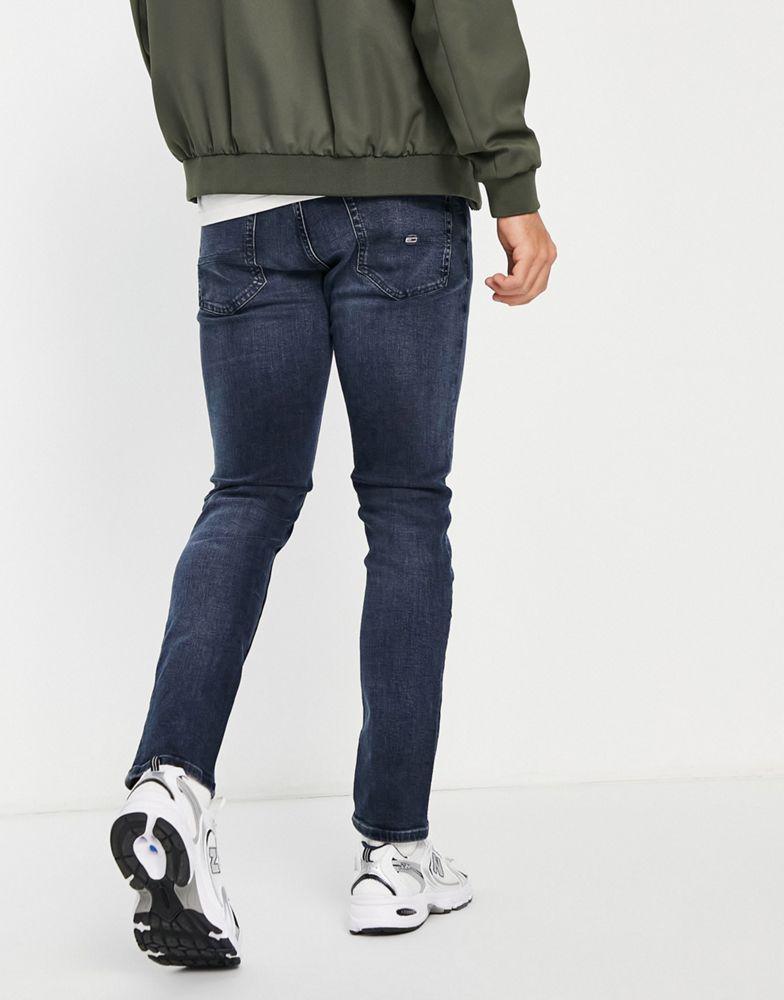 商品Tommy Hilfiger|Tommy Jeans Austin slim tapered fit jeans in dark wash,价格¥554,第4张图片详细描述