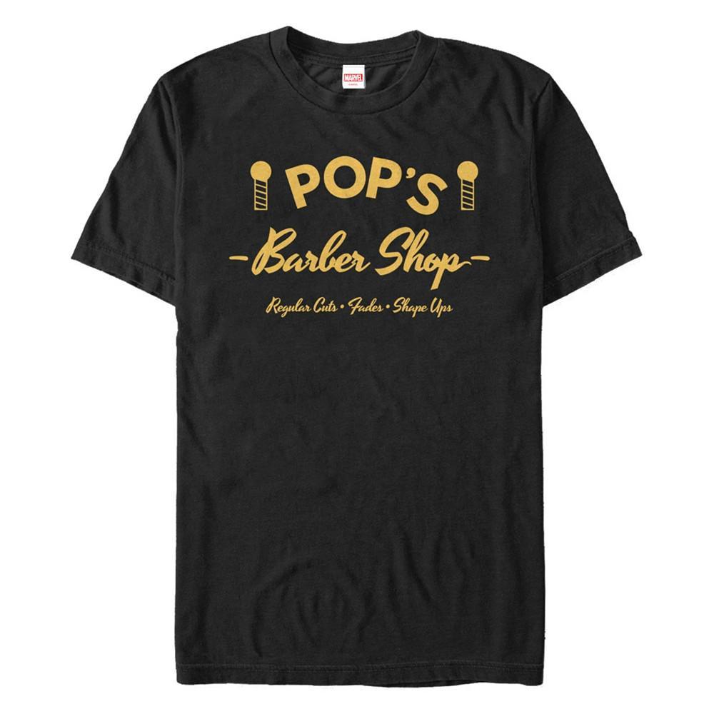 商品FIFTH SUN|Marvel Men's Luke Cage Pop's Barber Shop Short Sleeve T-Shirt,价格¥187,第1张图片