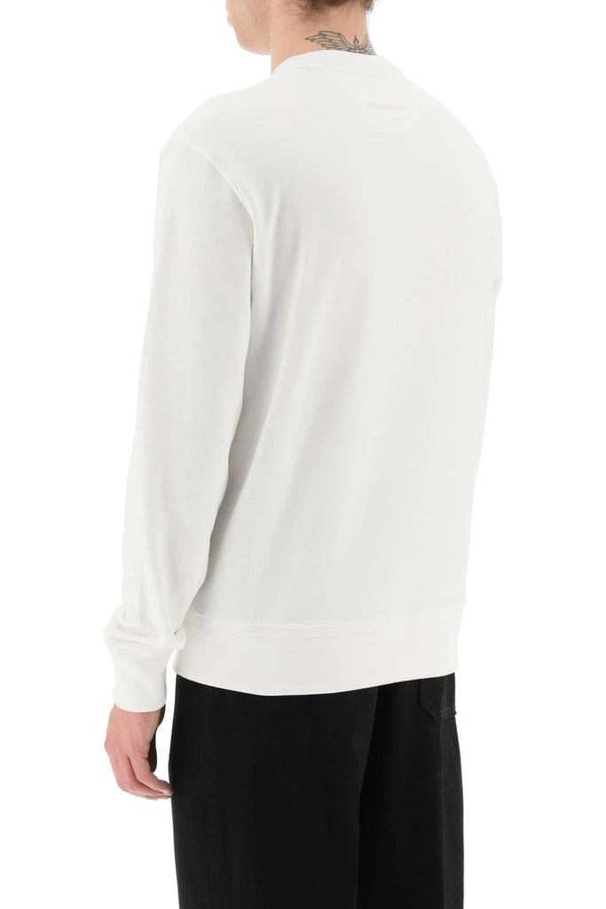 商品Zegna|RUBBERIZED LOGO CREWNECK SWEATSHIRT,价格¥1647,第4张图片详细描述