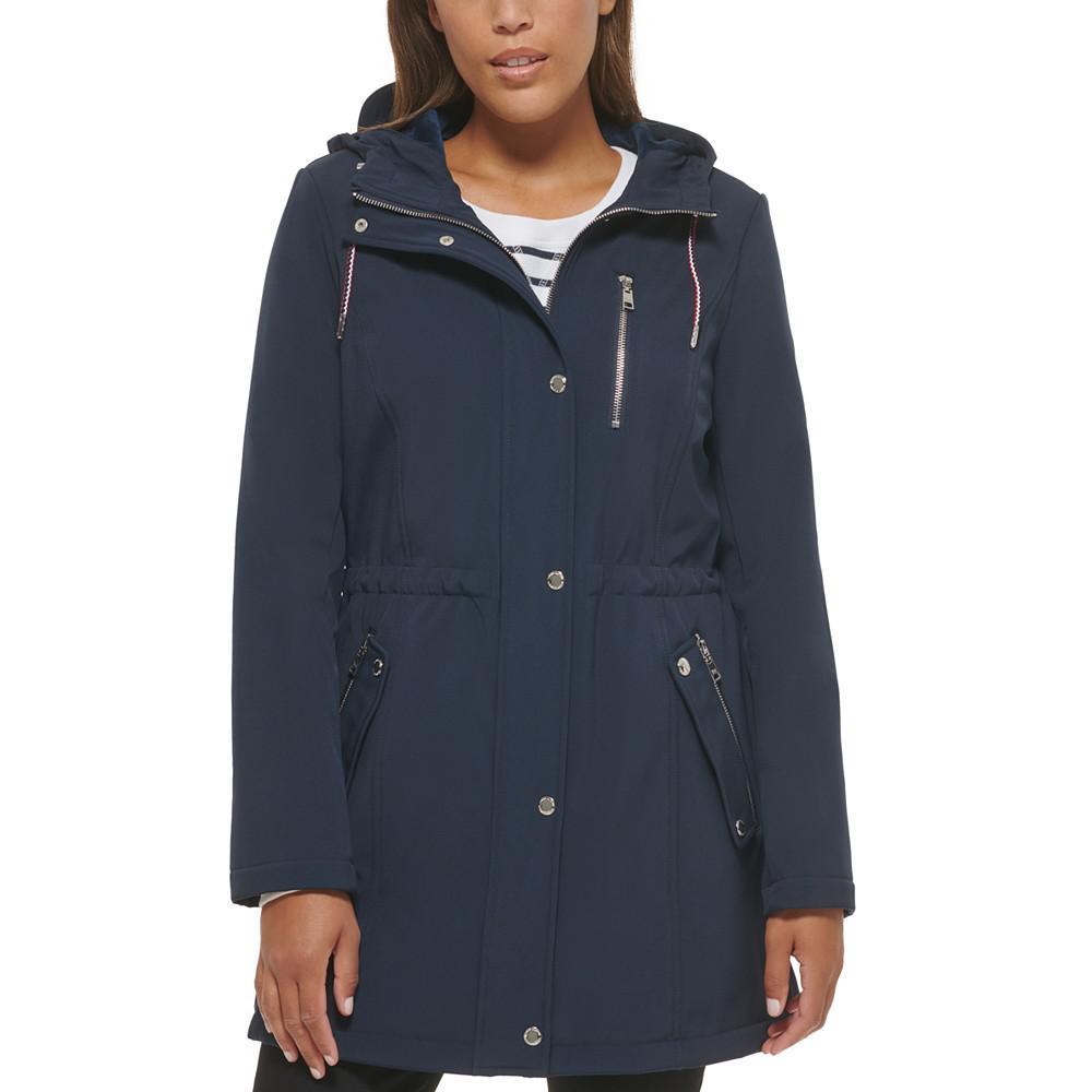 商品Tommy Hilfiger|Women's Hooded Anorak Raincoat,价格¥699,第1张图片