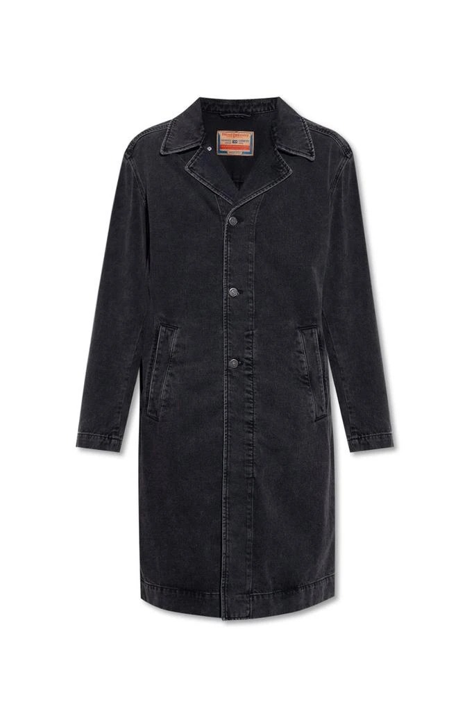 商品Diesel|Diesel D-Roku-Long Car Coat,价格¥2991,第1张图片