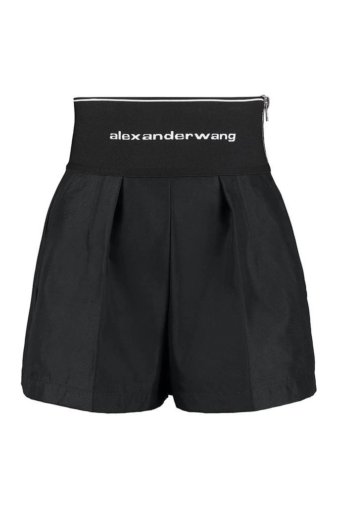 商品Alexander Wang|Alexander Wang Logo Waistband High-Waist Shorts,价格¥3200,第1张图片