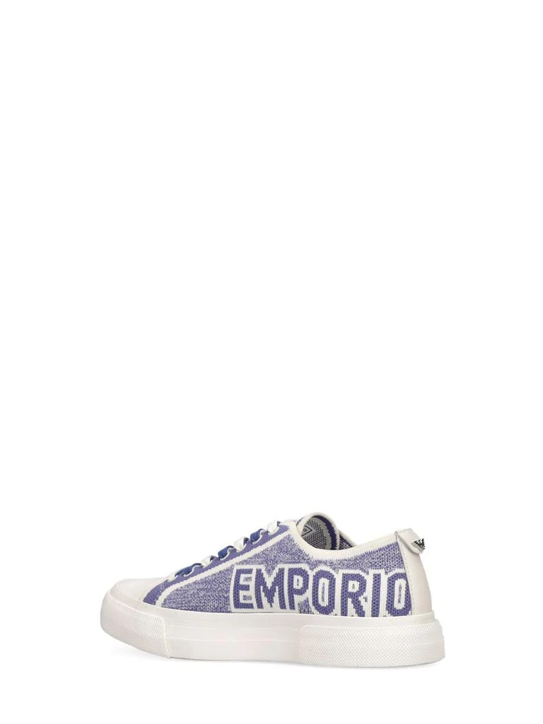 商品Emporio Armani|Intarsia Knit Nylon Sneakers,价格¥900,第3张图片详细描述