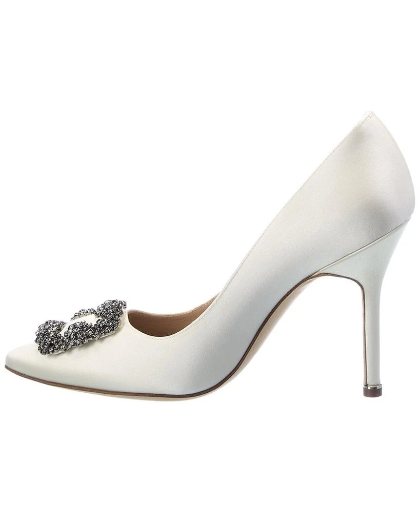 商品Manolo Blahnik|Manolo Blahnik Hangisi 105 Satin Pump,价格¥4525,第2张图片详细描述