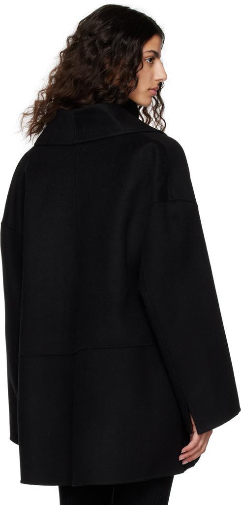 商品Totême|Black Double-Breasted Jacket,价格¥7277,第5张图片详细描述