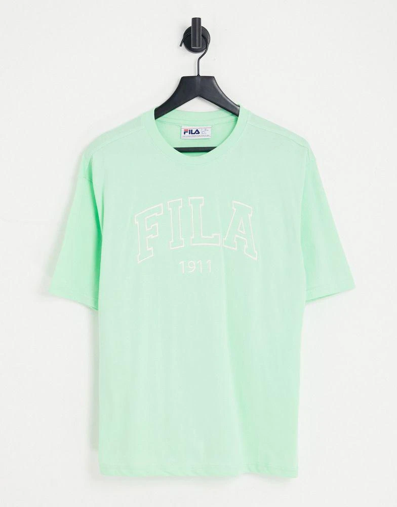 商品Fila|Fila varsity t-shirt in green,价格¥159,第1张图片