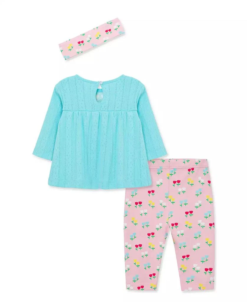 商品Little Me|Baby Girls Tulips Tunic Set with Headband,价格¥95,第2张图片详细描述