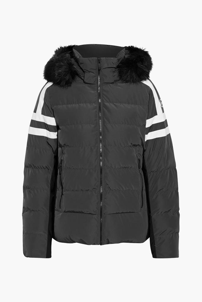 Etain quilted striped Perfortex hooded ski jacket商品第3张图片规格展示