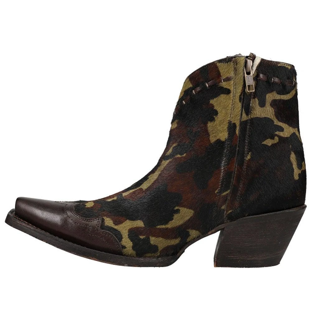 商品Tony Lama|Anahi Camo Snip Toe Cowboy Booties,价格¥753,第2张图片详细描述