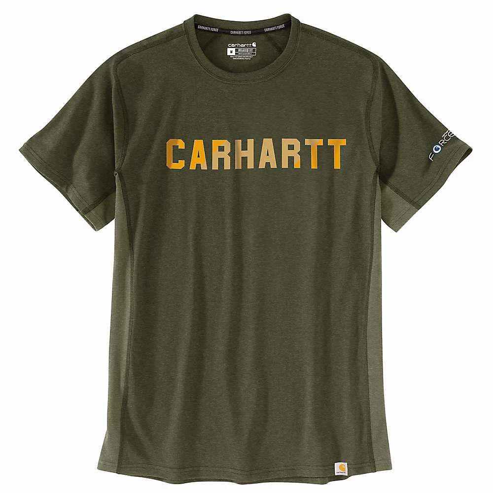 商品Carhartt|Men's Force Relaxed Fit Midweight SS Block Logo Graphic T-Shirt,价格¥169,第3张图片详细描述