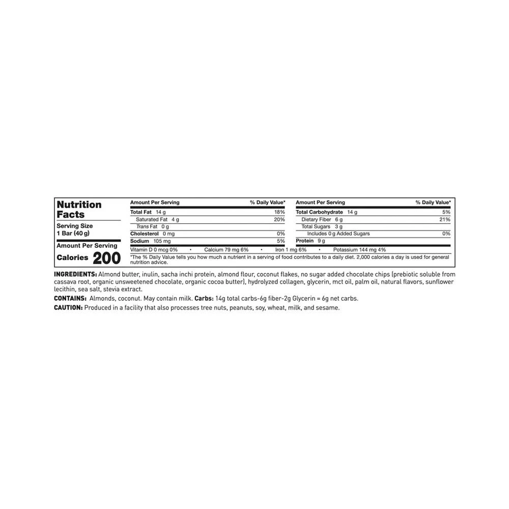 商品Amy Myers MD®|Cookie Dough Collagen Bars - 1 Case 12 Bars,价格¥374,第2张图片详细描述