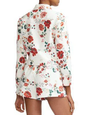 商品Maje|Viflor Floral Print Denim Jacket,价格¥1261,第2张图片详细描述