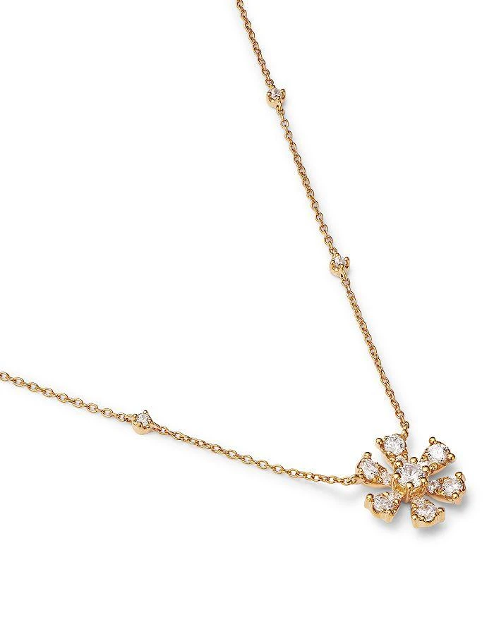 商品Bloomingdale's|Diamond Flower Pendant Necklace in 14K Yellow Gold, 0.50 ct. t.w.,价格¥10783,第3张图片详细描述