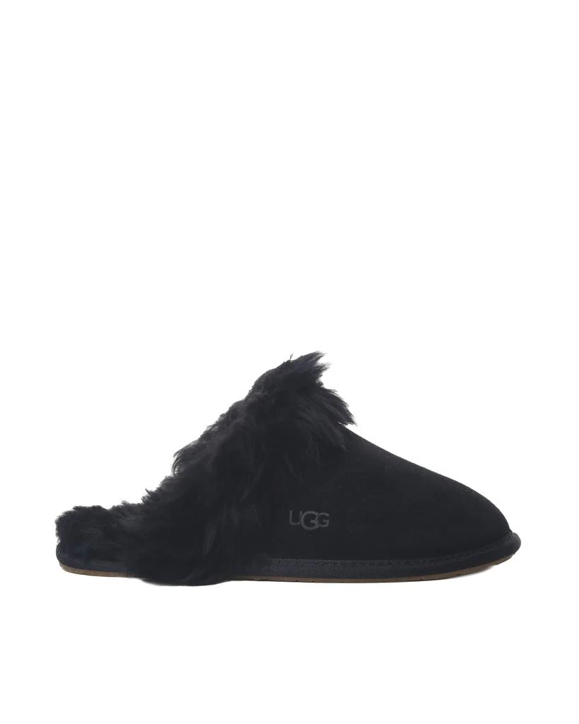 商品UGG|Scuff Sis Slippers In Shearling With Fur Trim,价格¥1248,第1张图片