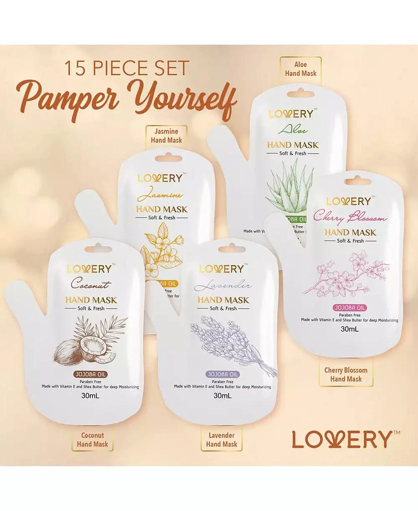 商品Lovery|Moisturizing Hand Cream and Hand Mask Gift Set, 15 Piece,价格¥254,第4张图片详细描述