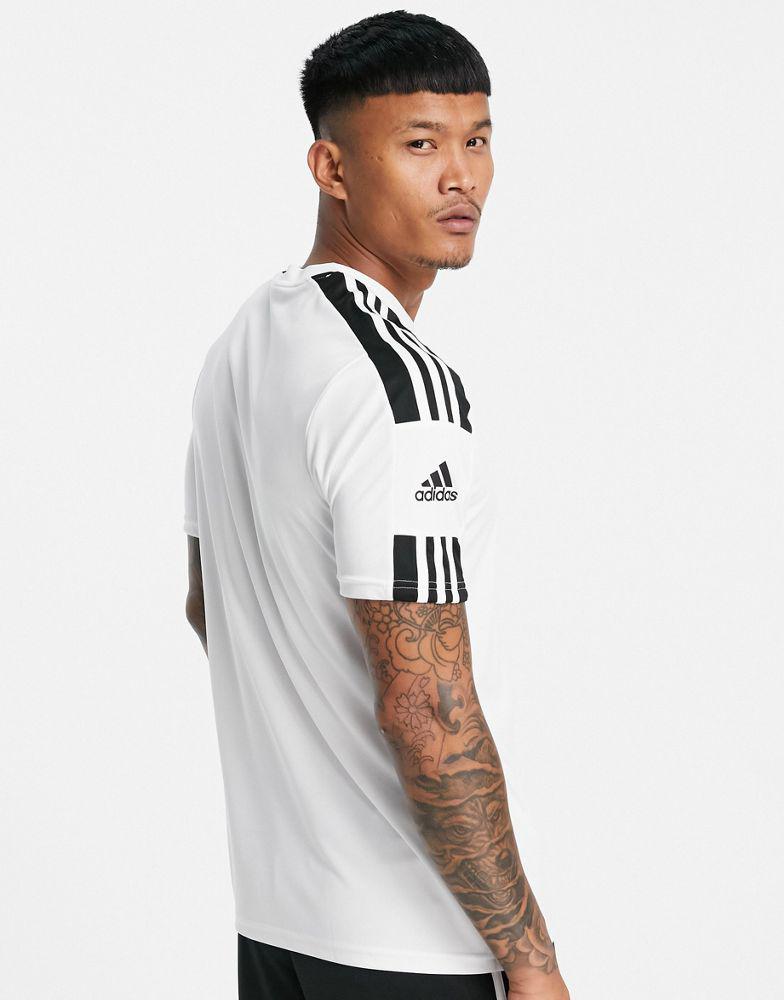 adidas Football Squadra 21 t-shirt in white商品第2张图片规格展示