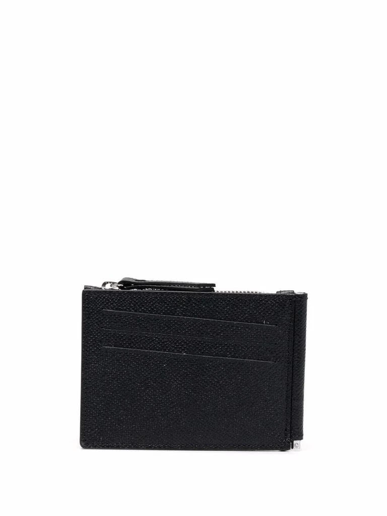 商品MAISON MARGIELA|Money clip wallet in pebbled leather,价格¥1194,第1张图片