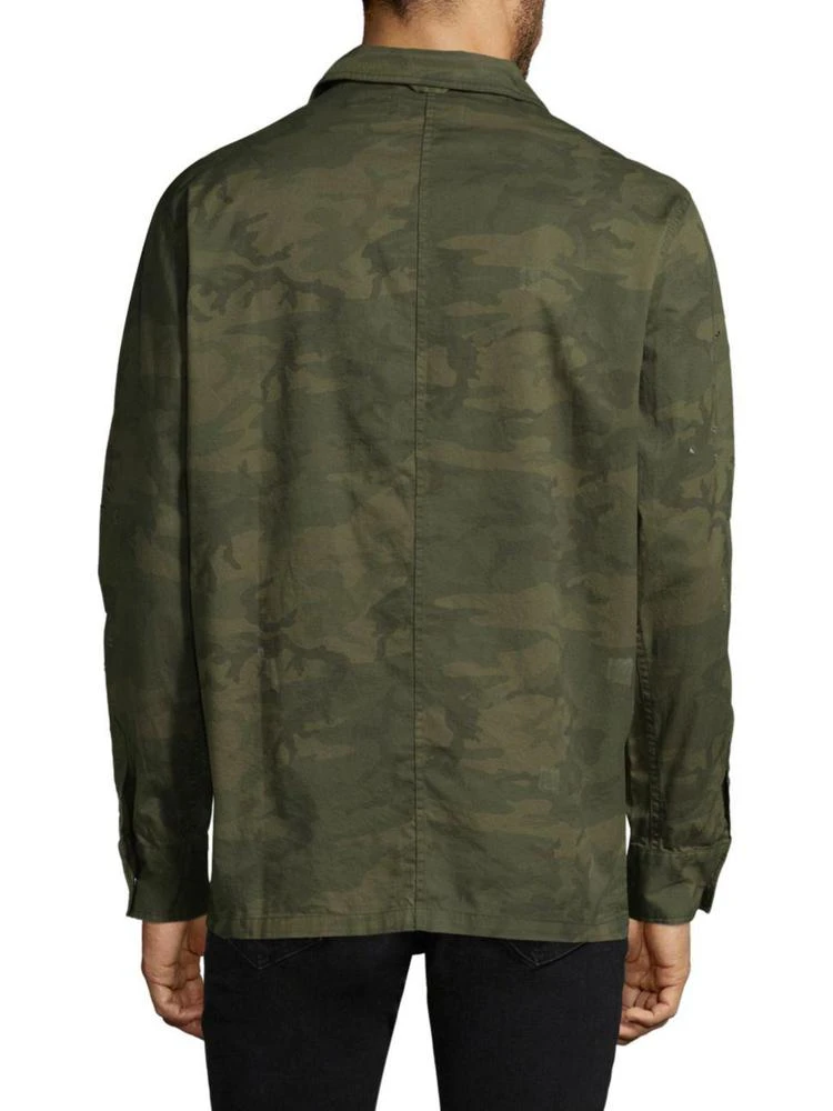 商品Ovadia & Sons|Camouflage Cotton Button-Down Shirt,价格¥663,第2张图片详细描述