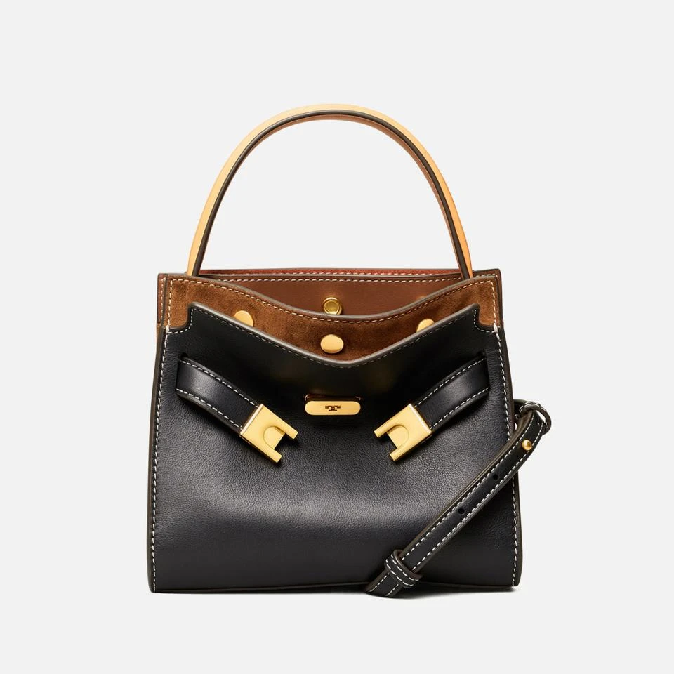 商品Tory Burch|Tory Burch Lee Radziwill Petite Double Suede and Leather Bag,价格¥6678,第1张图片