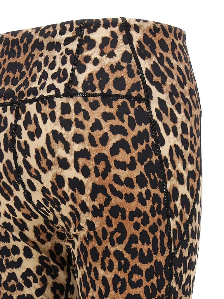 商品Ganni|Logo Leopard Leggings Multicolor,价格¥912,第4张图片详细描述