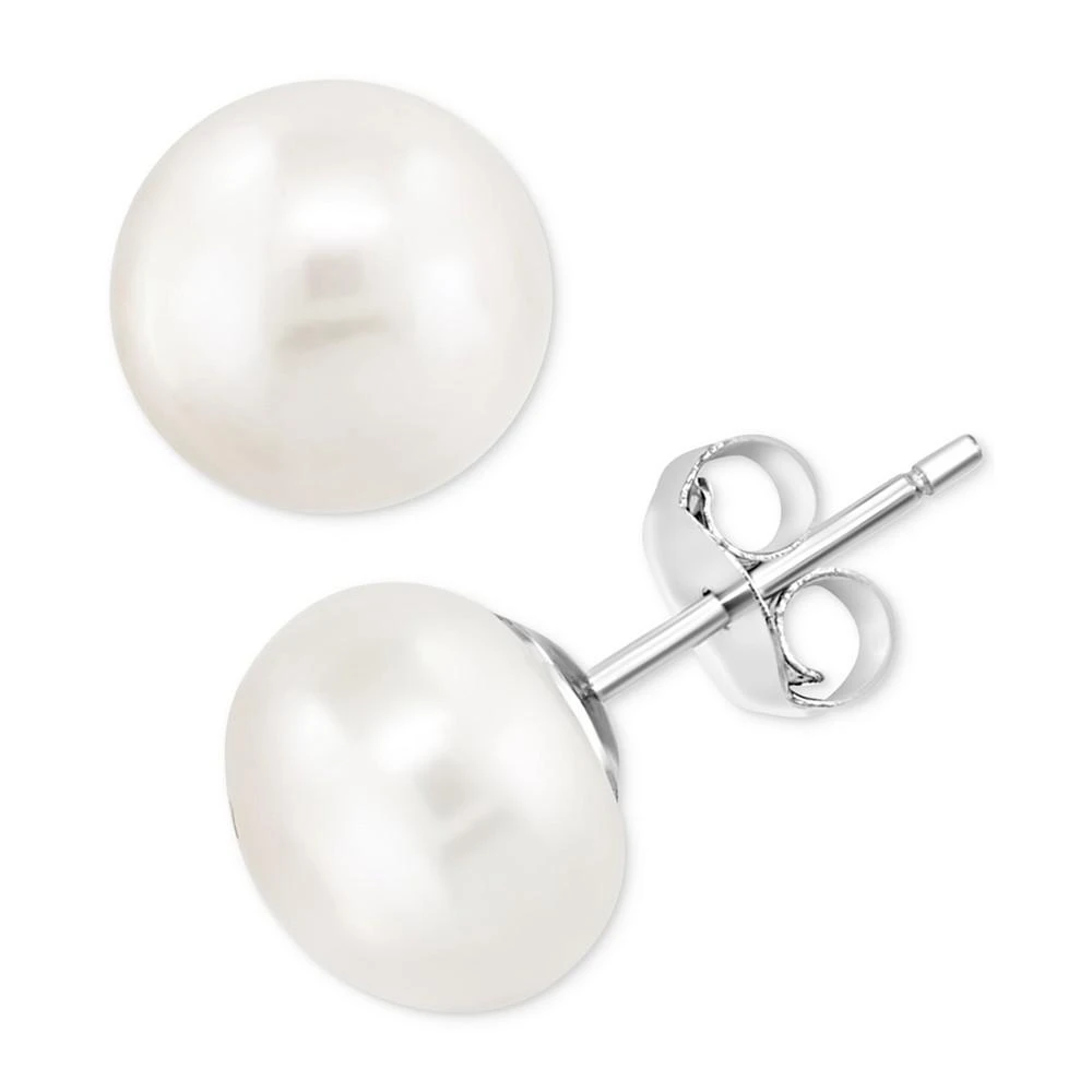 商品Effy|EFFY® 3-Pc. Set Pink, Peach, & White Cultured Freshwater Pearl (9mm) Stud Earrings in Sterling Silver,价格¥2249,第2张图片详细描述