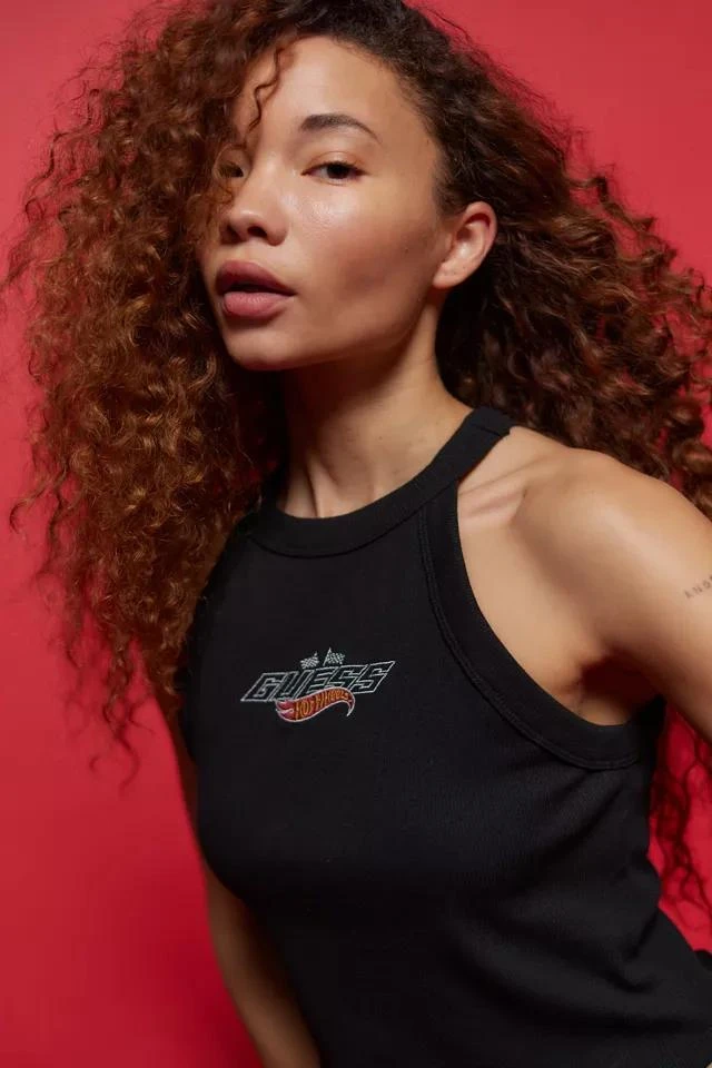 商品GUESS JEANS|GUESS ORIGINALS X Hot Wheels Embroidered Tank Top,价格¥113,第1张图片