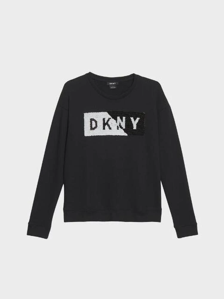 商品DKNY|Sequin Logo Sweatshirt,价格¥444,第1张图片