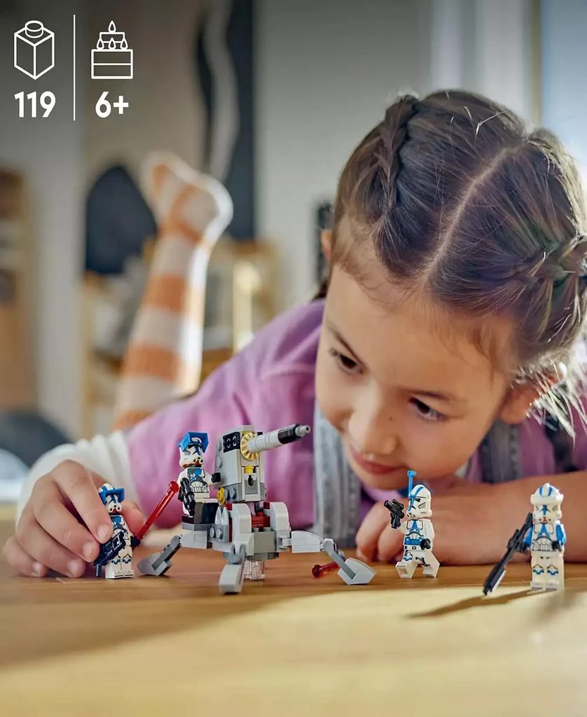 商品LEGO|Star Wars 501st Clone Troopers Battle Pack 75345 Toy Building Set with 501st Officer, 501st Clone Specialist and 501st Heavy Troopers Minifigures,价格¥149,第2张图片详细描述