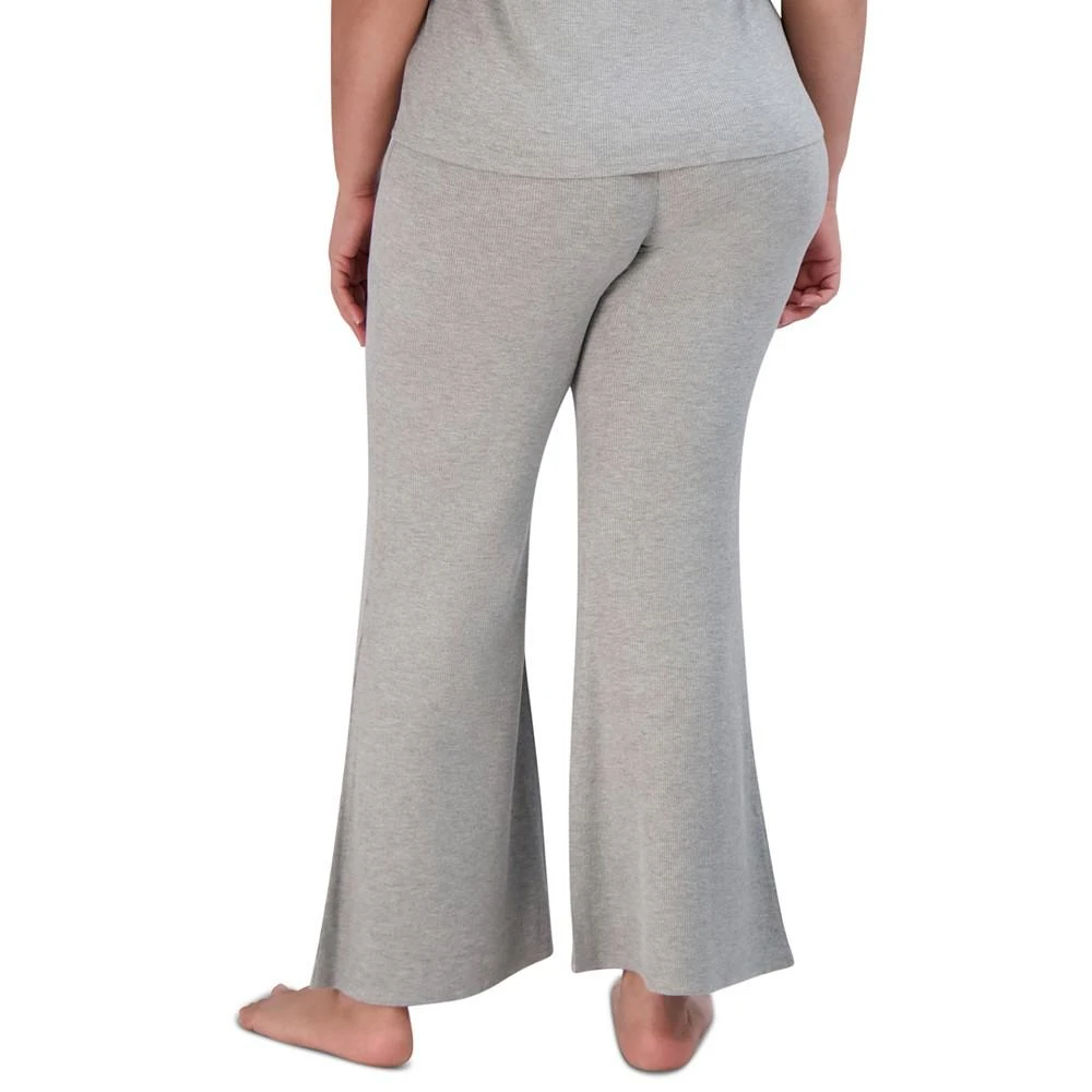 Women's Ribbed Flare-Leg Sleep Pants 商品