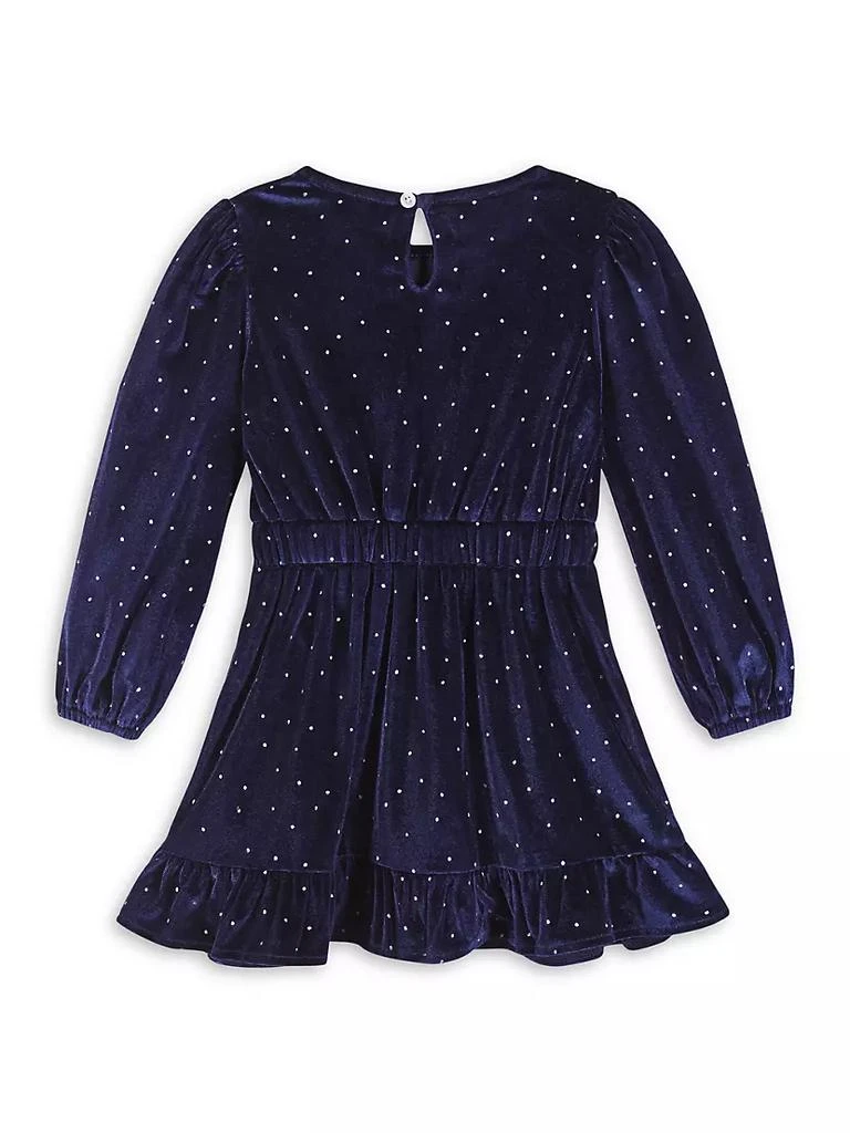 商品Andy & Evan|Little Girl's & Girl's Rhinestone Velvet Dress,价格¥236,第2张图片详细描述