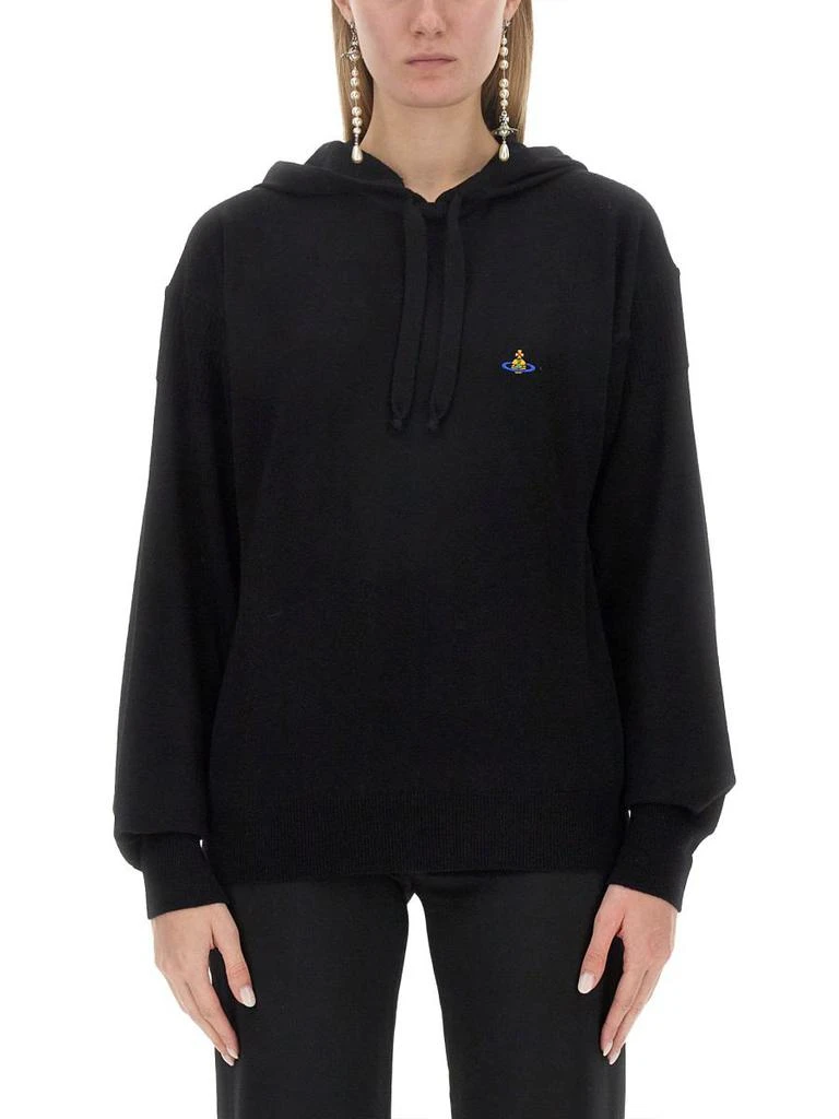 商品Vivienne Westwood|VIVIENNE WESTWOOD SWEATSHIRT WITH LOGO UNISEX,价格¥2786,第1张图片