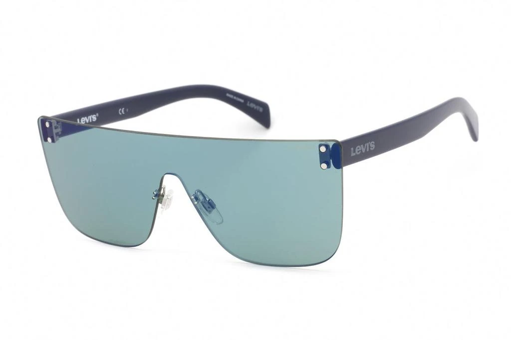 商品Levi's|Levi's Unisex Sunglasses - Green Blue Mirror Lens Shield Frame | LV 1001/S 01ED HZ,价格¥239,第1张图片