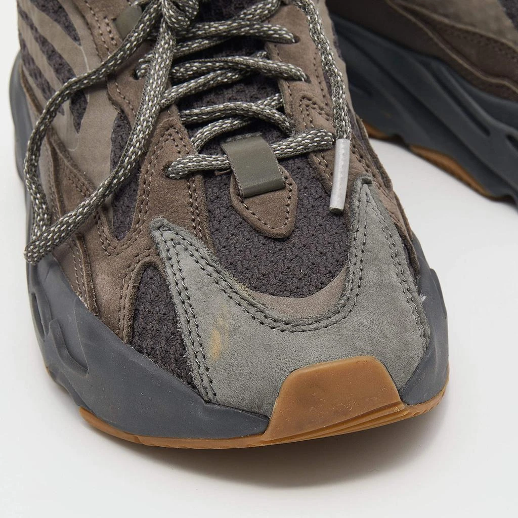 Yeezy x Adidas Grey Leather And Knit Fabric Boost 700 Geode Sneakers Size 38 商品