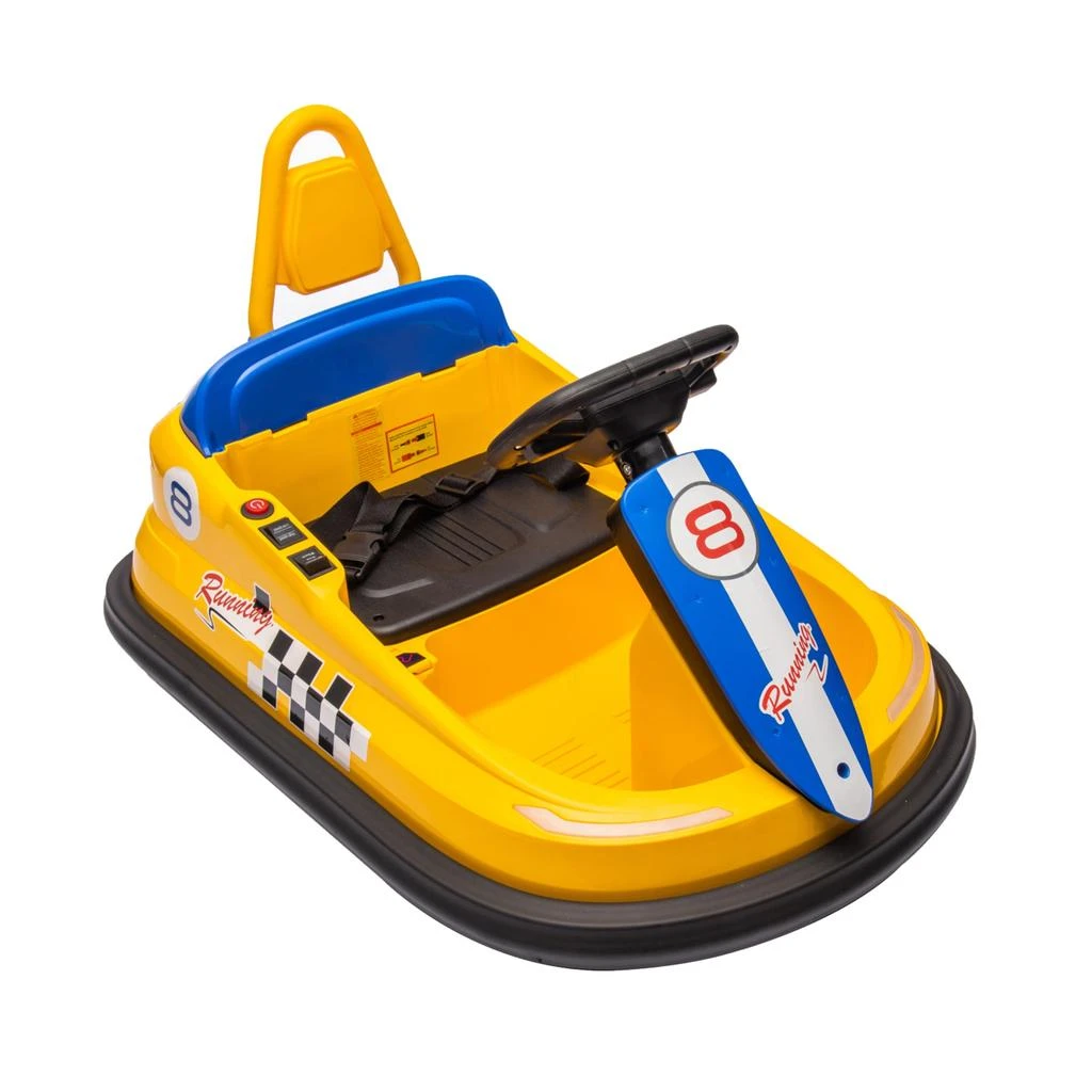 商品Simplie Fun|Simplie Fun 6V Kids Ride on Electric Go Kart Bumper Car W/Parents Remote,价格¥1308,第5张图片详细描述