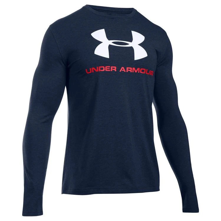 商品Under Armour|Men's Long-Sleeve Logo T-Shirt,价格¥229,第1张图片