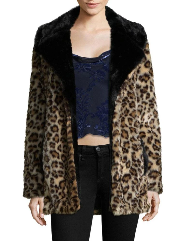 商品LPA|Oversized Faux Fur Leopard Coat,价格¥1984,第1张图片