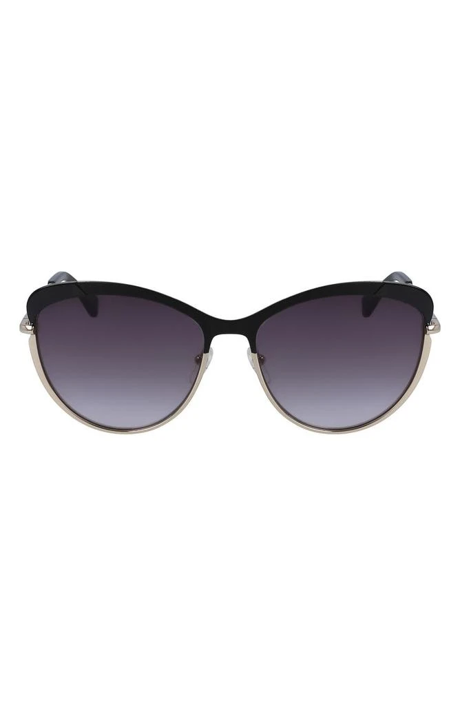 商品Longchamp|Heritage 58mm Gradient Butterfly Sunglasses,价格¥375,第1张图片