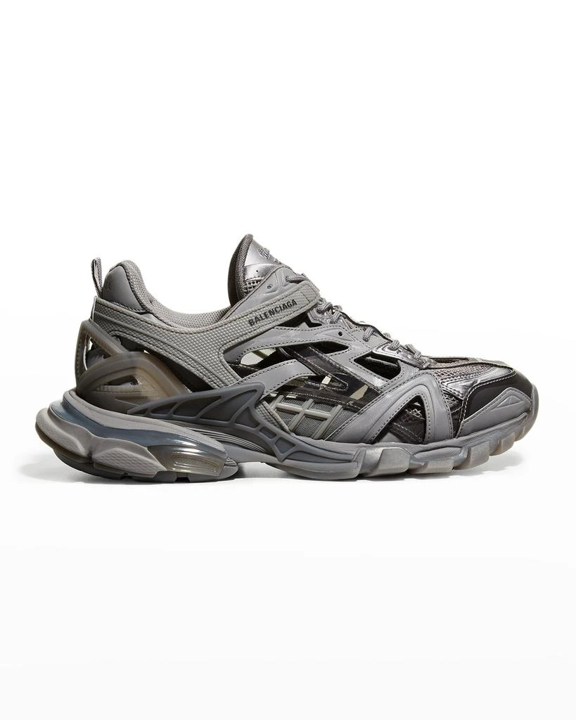 商品Balenciaga|Men's Track 2 Clear Caged Trainer Sneakers,价格¥8431,第1张图片