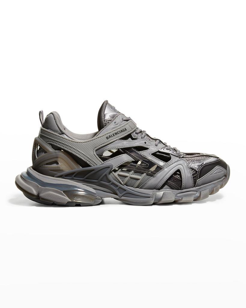 商品Balenciaga|Men's Track 2 Clear Caged Trainer Sneakers,价格¥7591,第1张图片